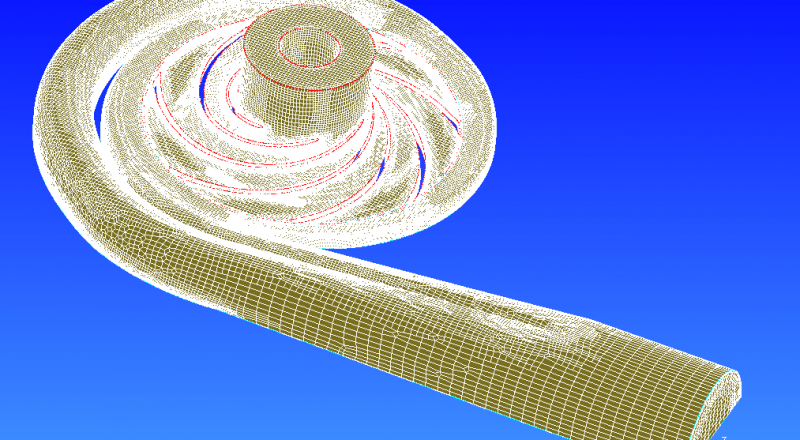 CFD raster model