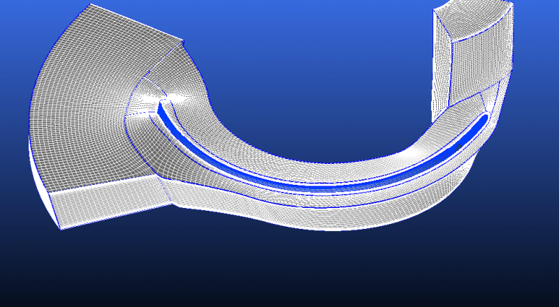 CFD vane raster model