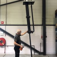 extended suction pipe