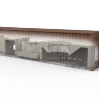 CVP prefab in container