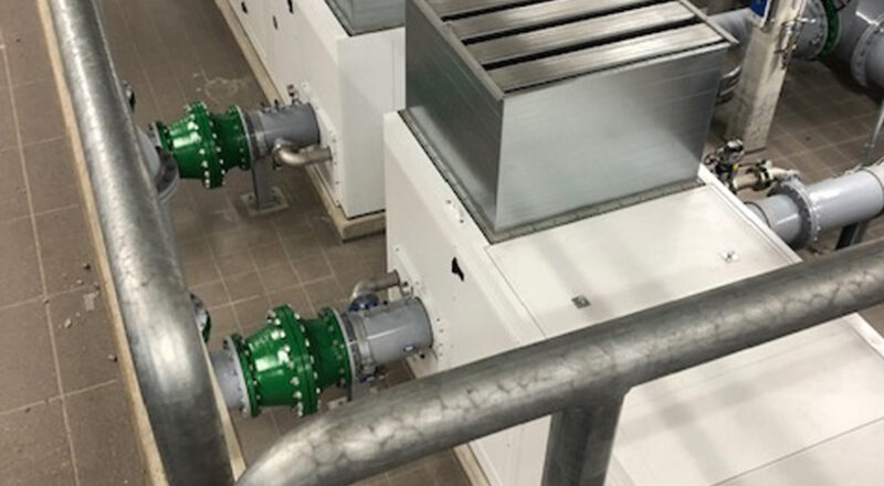 Pumps in basement