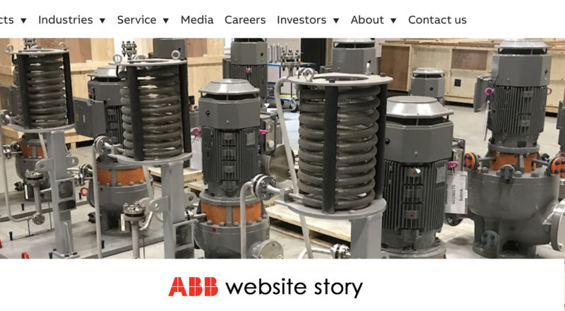pumps and ABB