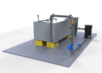 Connecting the prefabricated pump chamber to the test rig